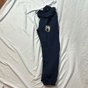Crooks and castles sweat pants navy blue size large new without tags